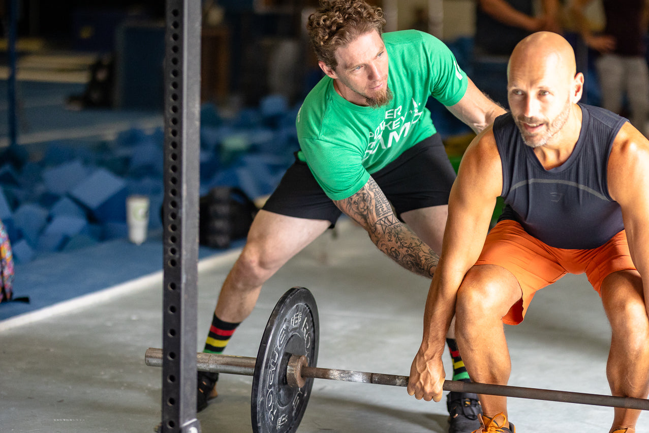 Chad Vaughn coaching at Power Monkey Camp
