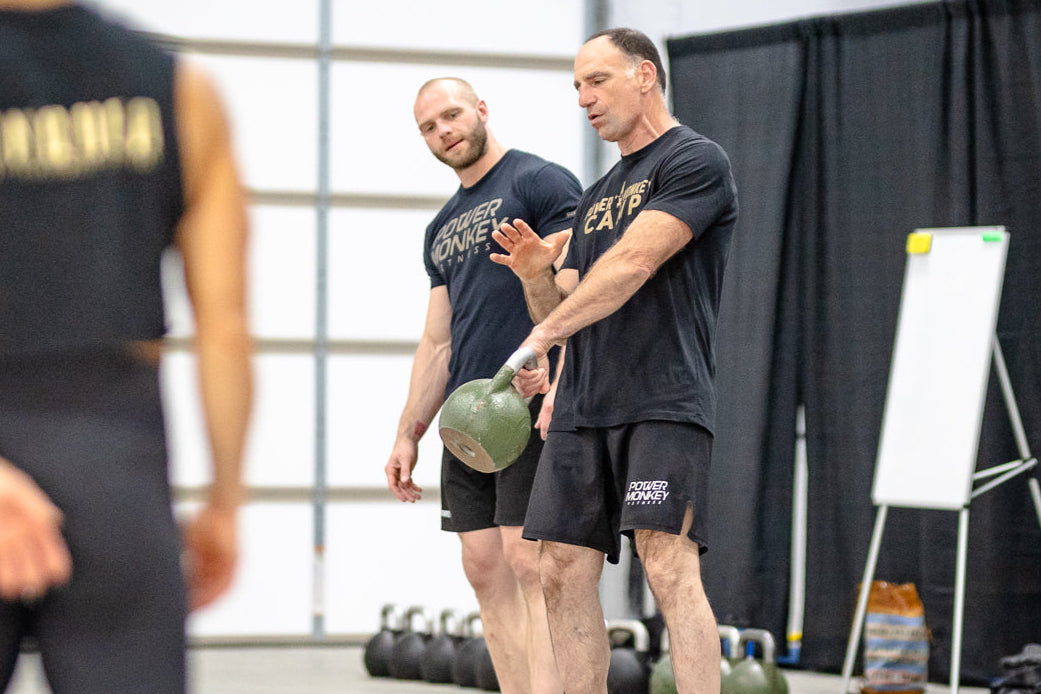 Coach coaching at Power Monkey Camp