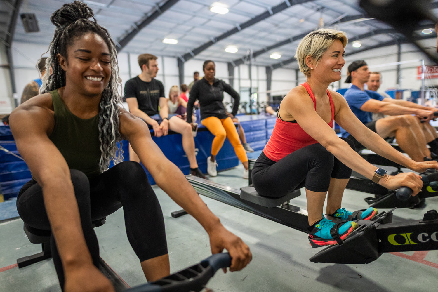 Camp participants training