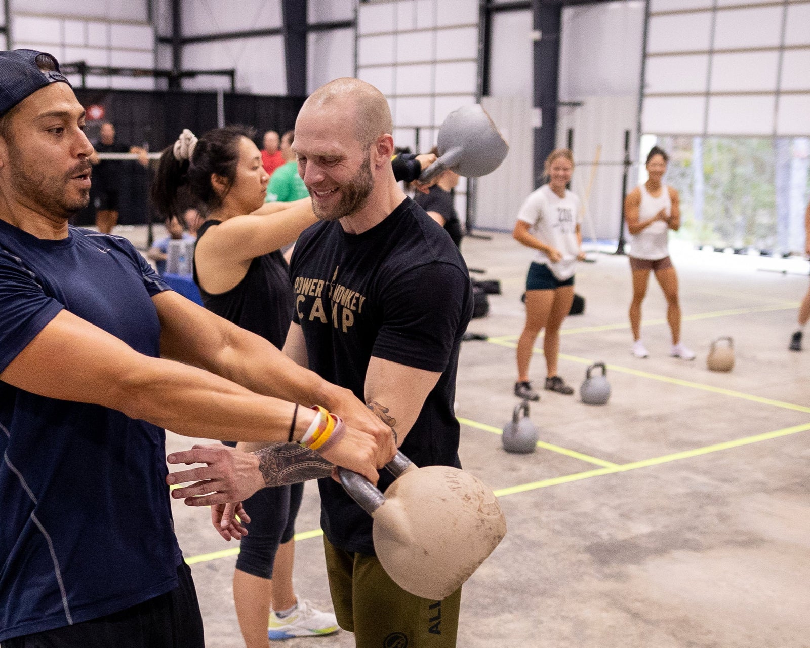 Zach Filer coaching at Power Monkey Camp