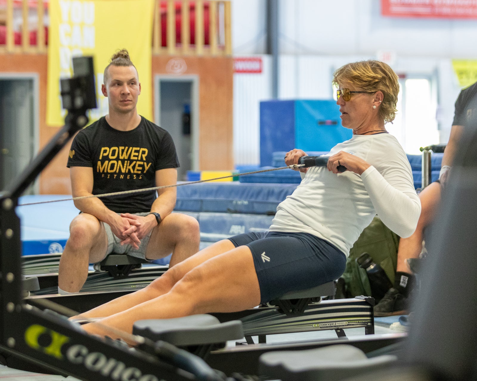 Rika Geyser coaching at Power Monkey Camp