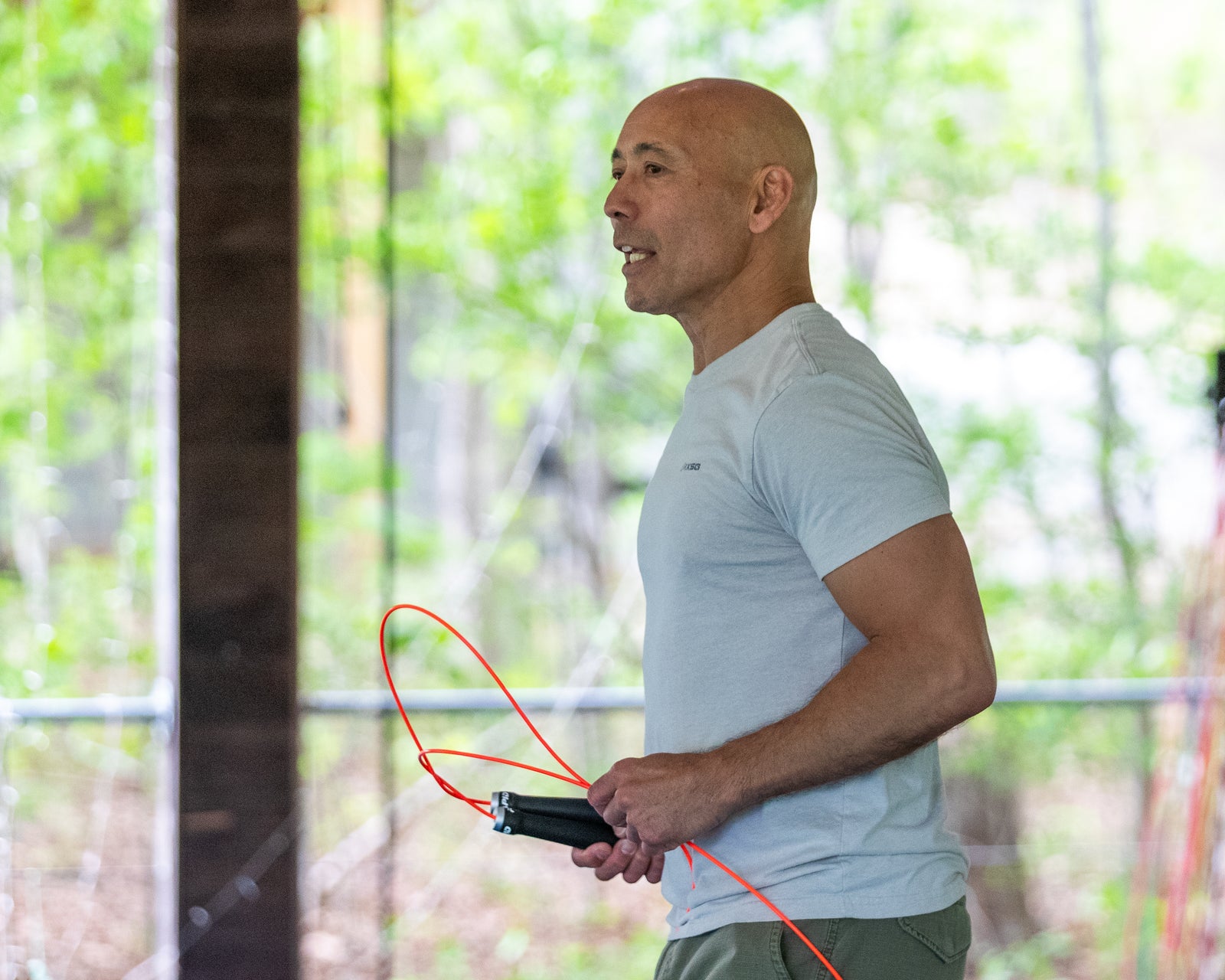 Dave Newman coaching at Power Monkey Camp