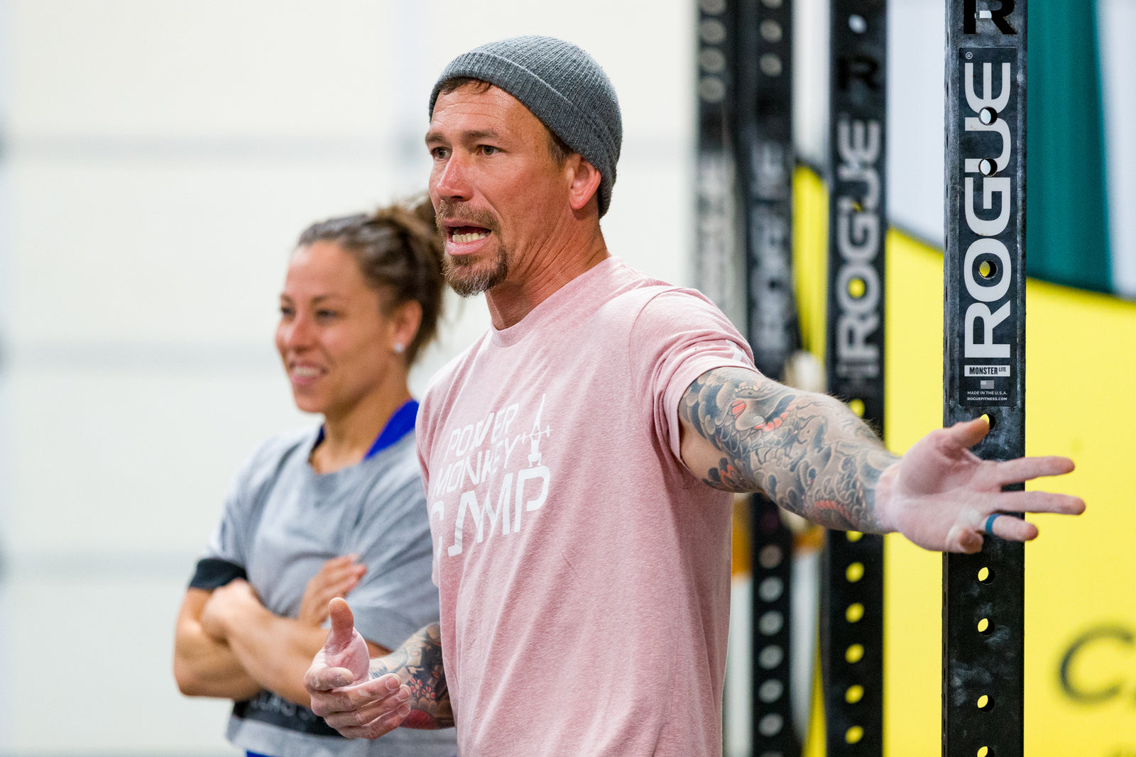 Duke vanVleet coaching at Power Monkey Camp