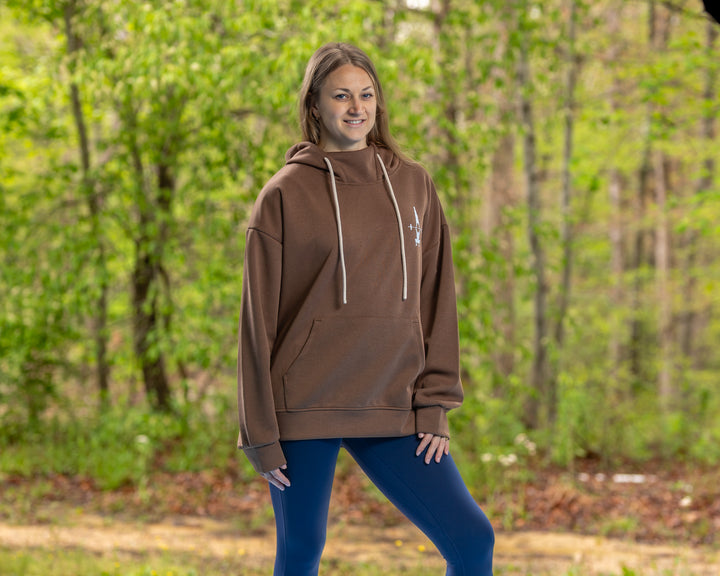 Brown Pullover Hoodie