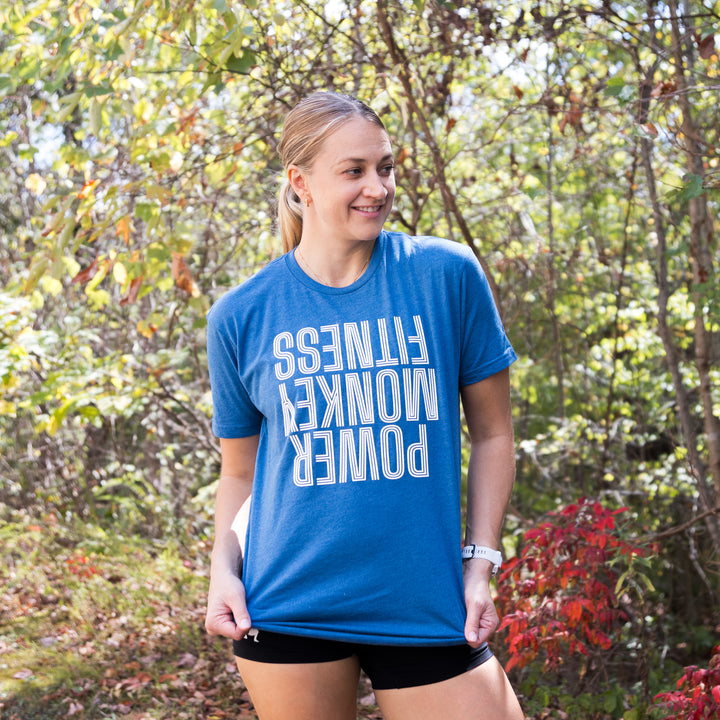 How's My Handstand Blue Unisex Tee