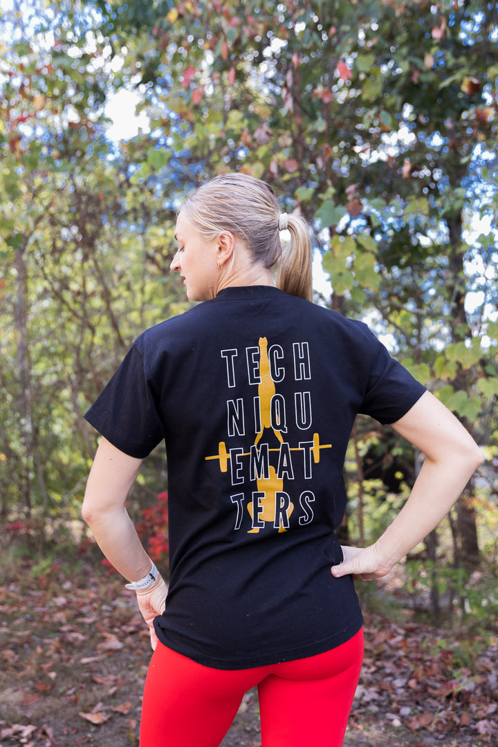 Technique Matters Heavyweight Tee (Black/Gold/Yellow)
