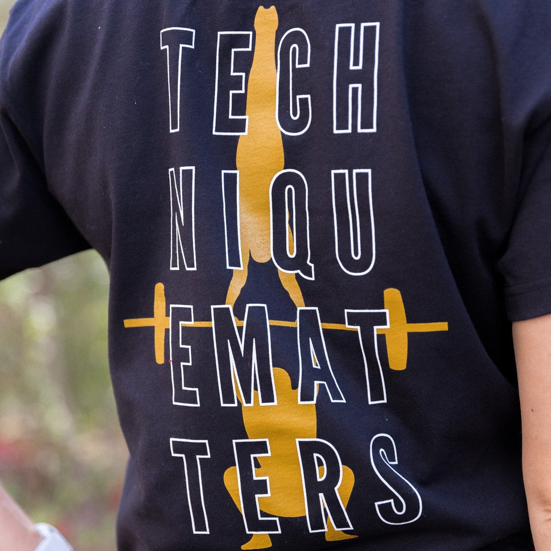 Technique Matters Heavyweight Tee (Black/Gold/Yellow)